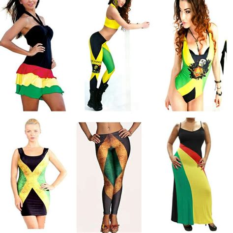 Pin By Chrissy Stewert On Rasta Jamaican Clothing Jamaica Outfits