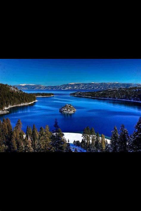 Tranquil Emerald Bay South Lake Tahoe California California Travel