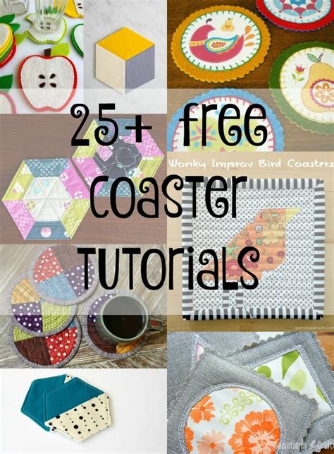 Free Coaster Tutorials Patterns For All Occasions So Sew Easy