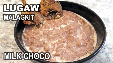 Milk Chocolate Lugaw Malagkit How To Make A Filipino Rice Porridge