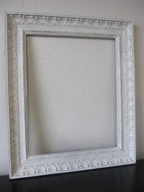 Vintage White Eclectic Frame Shabby Chic White By Thecottageway 6400