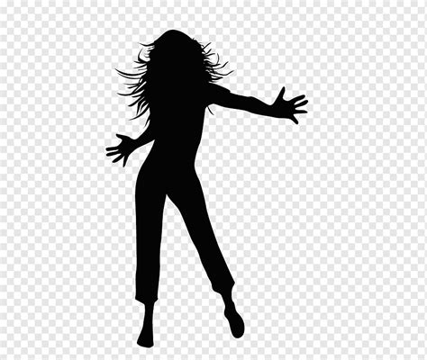 Dance Silhouette Drawing Zumba Dance Fitness Animals Woman Girl Png