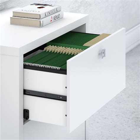 Two drawer lateral file cabinet. Echo 2 Drawer Lateral File Cabinet in Pure White ...