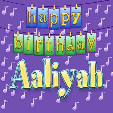 Happy Birthday Aaliyah Personalized By Ingrid Dumosch On Amazon Music
