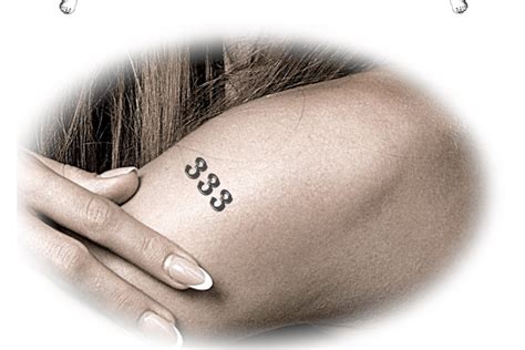 333 Tattoo Crafting A Unique Symbol Of Significance Your Own Tattoo