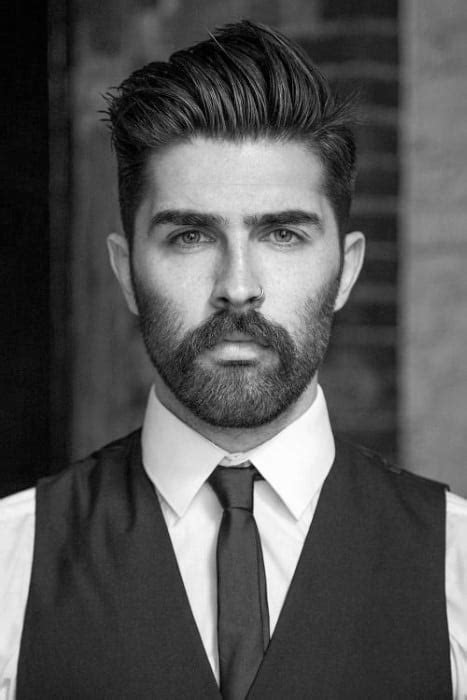 For gentlemen with wavy hair, rock this hair trend with slicked back styling specifically for your natural hair type. Slicked Back Hair For Men - 75 Classic Legacy Cuts
