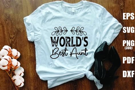 world s best aunt graphic by vintage · creative fabrica