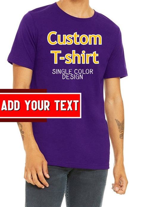Custom T Shirt Men S To 5xl Custom Shirt Personalized Etsy