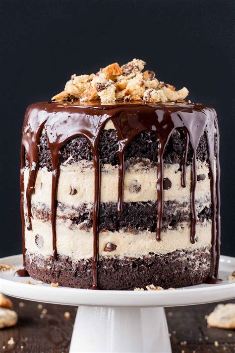Bring the ends of each roll together to form 2 oval shaped rings. Cookie Dough Cake | Liv for Cake