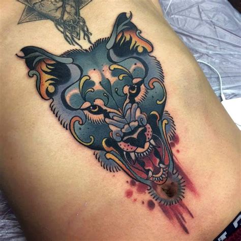 95 Best Tribal Lone Wolf Tattoo Designs And Meanings 2019