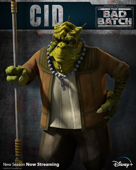 Cid Star Wars The Bad Batch Season 2 Character Poster Star