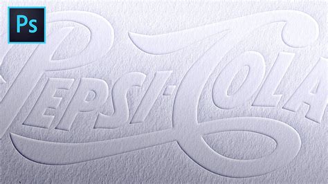 Embossed Paper Effect For Text And Logos Photoshop Tutorial Learn