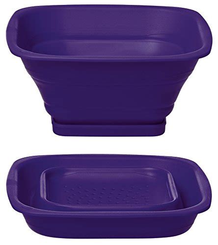 Prepworks By Progressive Collapsible Mini Colander Purple 3 Cup Capacity