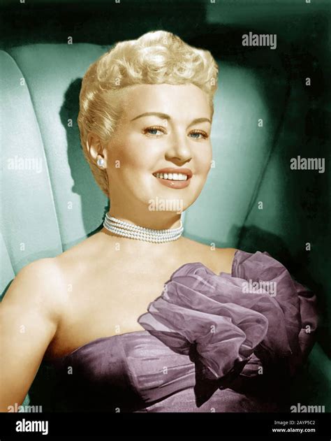 Betty Grable American Film Actress About Stock Photo Alamy