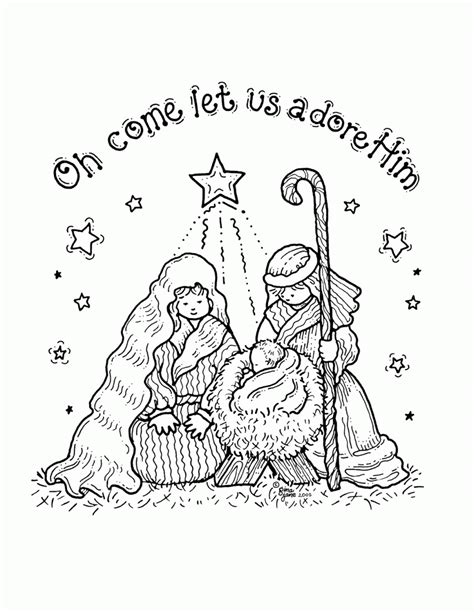 Free Manger Advent Coloring Page Download Free Manger Advent Coloring