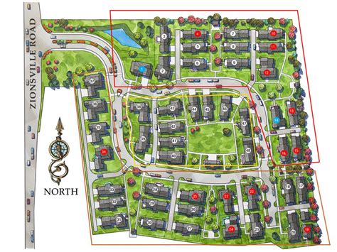 Inglenook Of Zionsville Neighborhood Plan Site Plan Design Urban