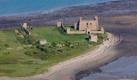 Piel Castle From The Air Aerial Photographs Of Great Britain By