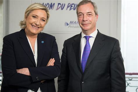 French Far Right Leader Marine Le Pen Tells Nigel Farage Uk Has Led The