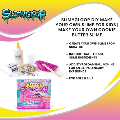 Slimygloop Cookie Butter Diy Slime Kit Free Shipping Toynk Toys