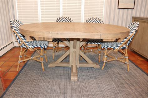 See more ideas about pottery barn dining room, dining, dining room table. Pottery Barn Benchwright Pedestal Extending Dining Table ...