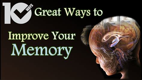 10 Easy Ways To Improve Your Memory Potential Youtube