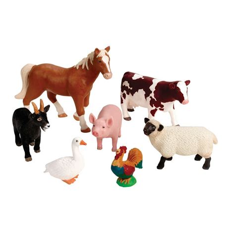 Learning Resources Jumbo Farm Animals Set Of 7
