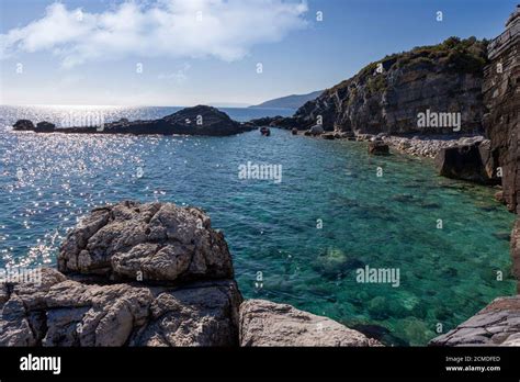 Beaches Of Greece Rock Formations On Mylopotamos Beach Pelion Volos