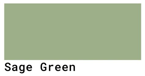Sage Green Color Codes The Hex Rgb And Cmyk Values That You Need