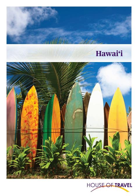 Hawaii Brochure 2019 By House Of Travel Issuu