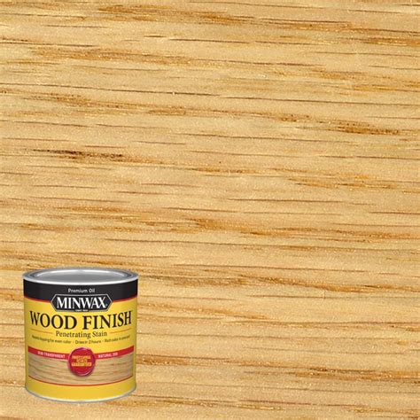 Minwax Wood Finish Oil Based Natural Interior Stain Half Pint In The Interior Stains