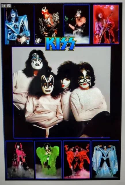KISS POSTER GENE Simmons Ace Frehley Paul Stanley Peter Criss Dynasty