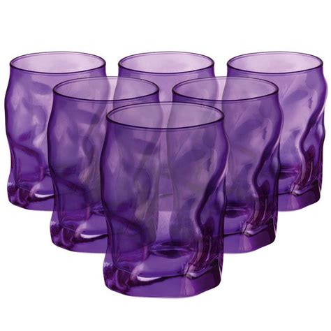Sorgente Water Glasses In Purple Set Of 6 Purple Girls Purple Love