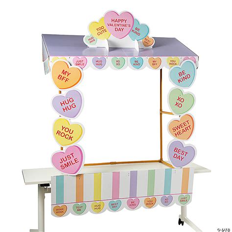Valentine Booth Tabletop Hut With Frame 6 Pc Oriental Trading