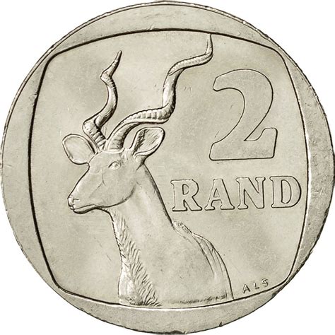 Two Rand 1995 Coin From South Africa Online Coin Club