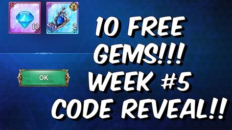 10 Free Gems Week 5 Hawkslo Secret Box Code Revealed Seven