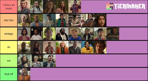 Sex Education Season 3 All Characters Tier List Community Rankings Tiermaker