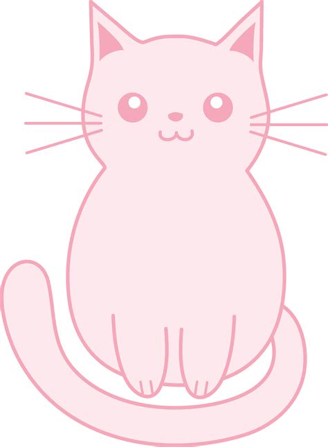 Cute Pink Kitten Clip Art Free Clip Art