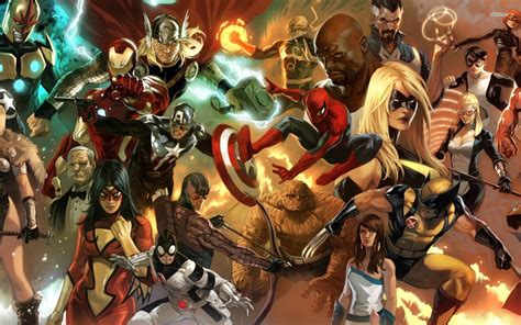 All Marvel Characters Wallpaper 61 Images