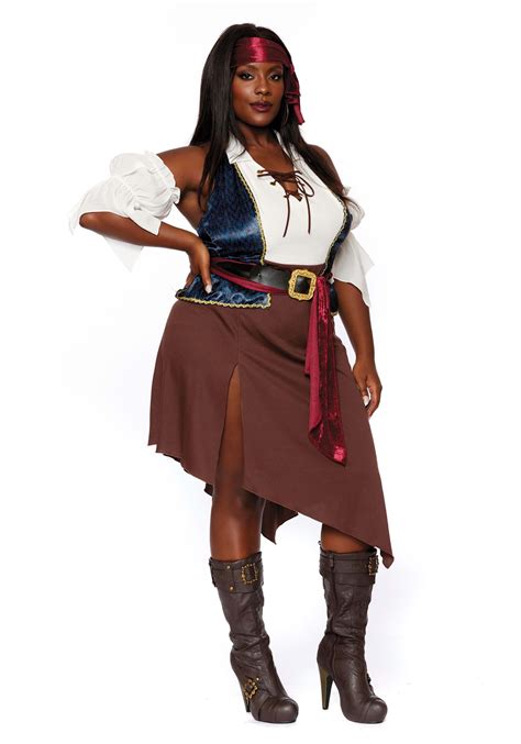 Plus Size Rogue Pirate Wench Womens Costume