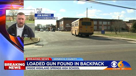 Year Old Charged With Bringing Loaded Gun Inside Highland Springs HS