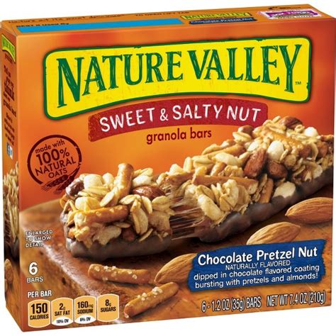 Stir in sugar mixture, honey, and vanilla extract. Nature Valley Sweet & Salty Chocolate Pretzel Nut Granola ...