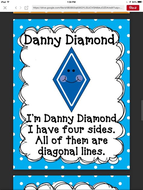 Diamond Worksheets For Preschoolers