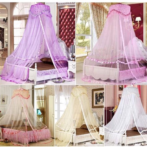 Top 10 best disney princess bed canopies 2020. Luxury Bed Dome Canopy Lace Insect Bed Canopy Princess ...