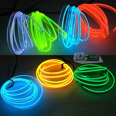 2651 5m Led Soft Flash Flexible Neon Light Glow El Strip Tube Wire