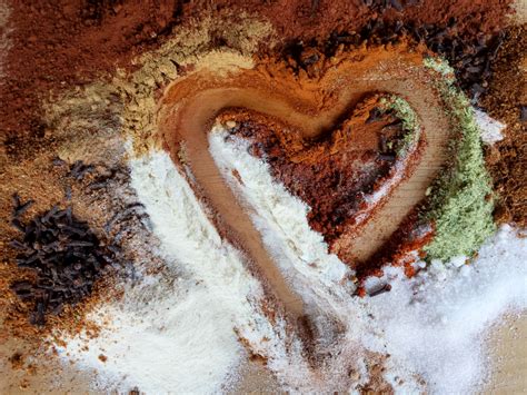 gratis afbeeldingen liefde hart eten bodem nagerecht keuken kleuren kruiden bronzen