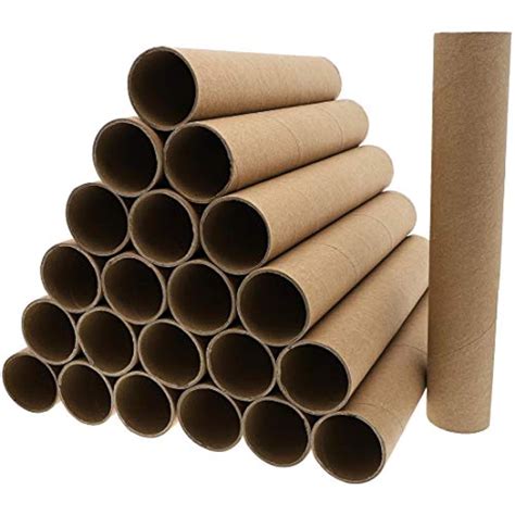 24 Pack Cardboard Craft Roll Paper Tubes Brown 1 8 X Inches Toys And Games Ebay