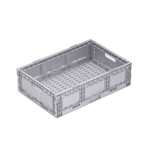 33l Folding Plastic Crate 578 X 385 X 172mm Nally Plastics