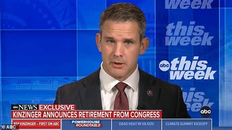 Kinzinger Says Theres A Conspiracy Cancer In The Gop After Saying He