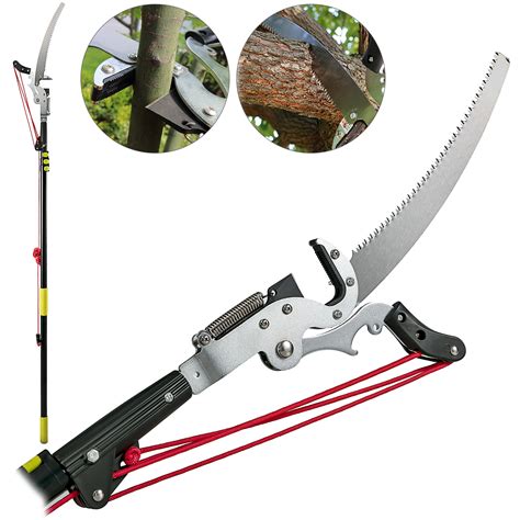 Vevor 54~177ft Extendable Pole Saw Telescopic Pruning Saw Tree Pruner