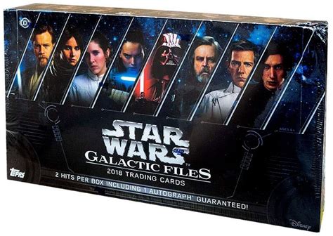Star Wars 2018 Galactic Files Trading Card Hobby Box 24 Packs